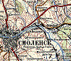 Карта Смол обл 1942